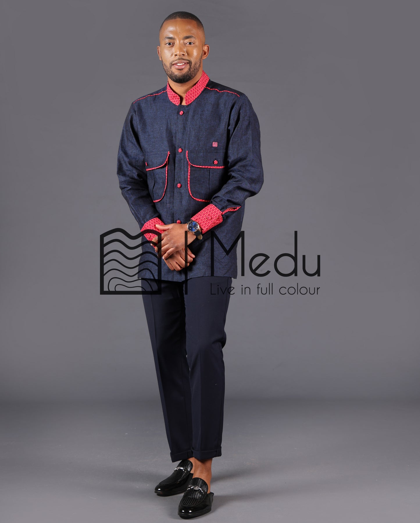 His & Hers: Makgabo Midi Set Pink and Turquoise