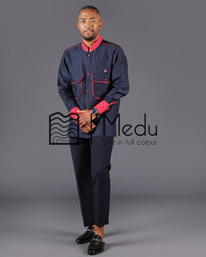 His & Hers: Makgabo Midi Set Pink and Turquoise