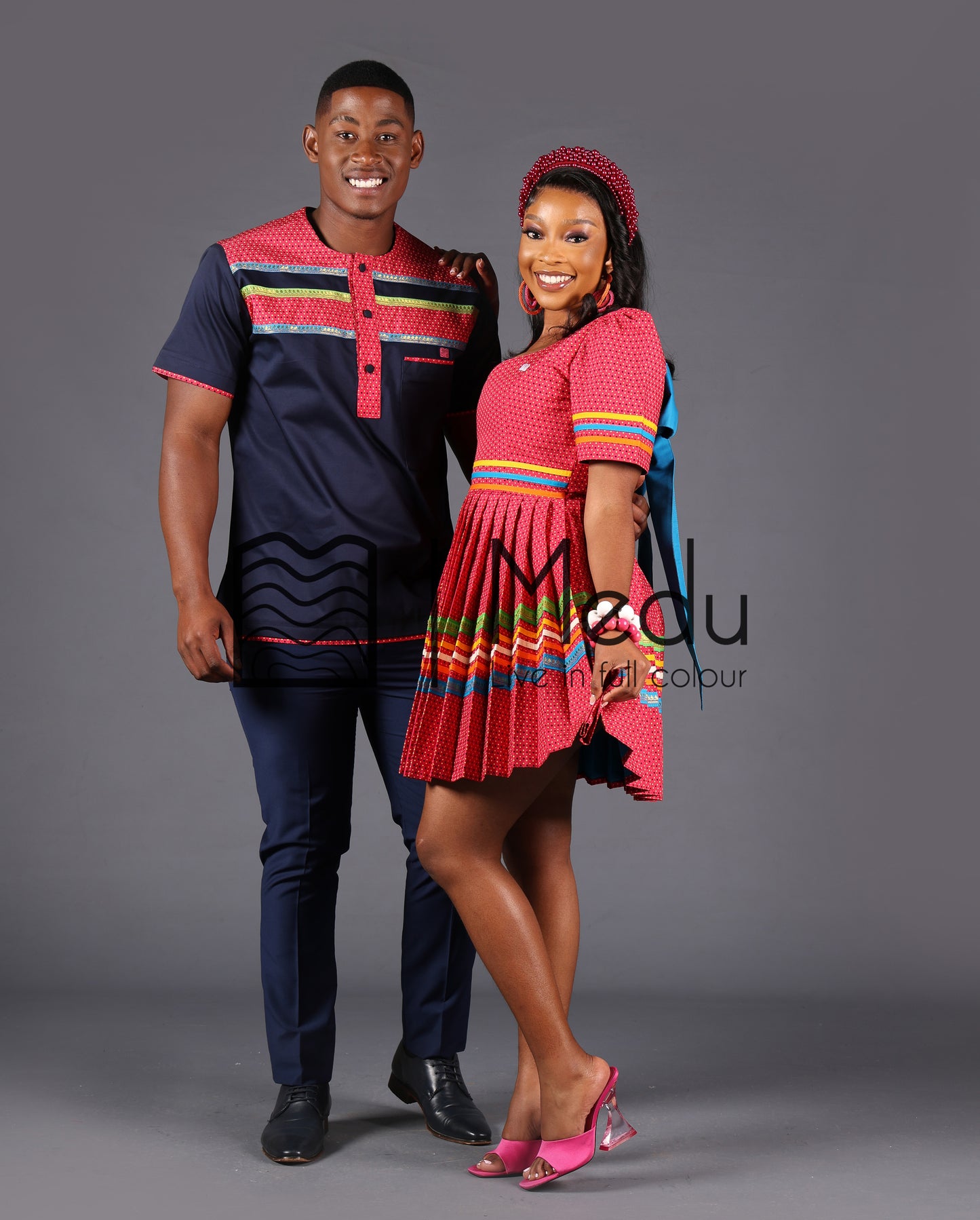 His & Hers: Mmashela Giant Bow Mini Pink