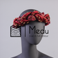 Braided Hairband Maroon