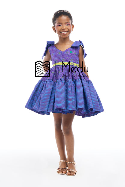 Kiddies Khumo Princess Dress Purple