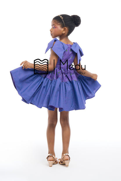 Kiddies Khumo Princess Dress Purple