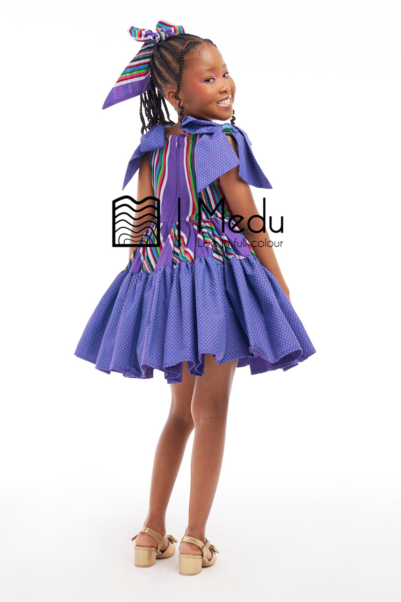 Kiddies Lupfumo Princess Dress Purple
