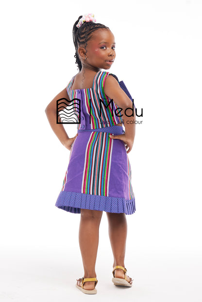 Kiddies Naledzi Giant Bow Set Purple