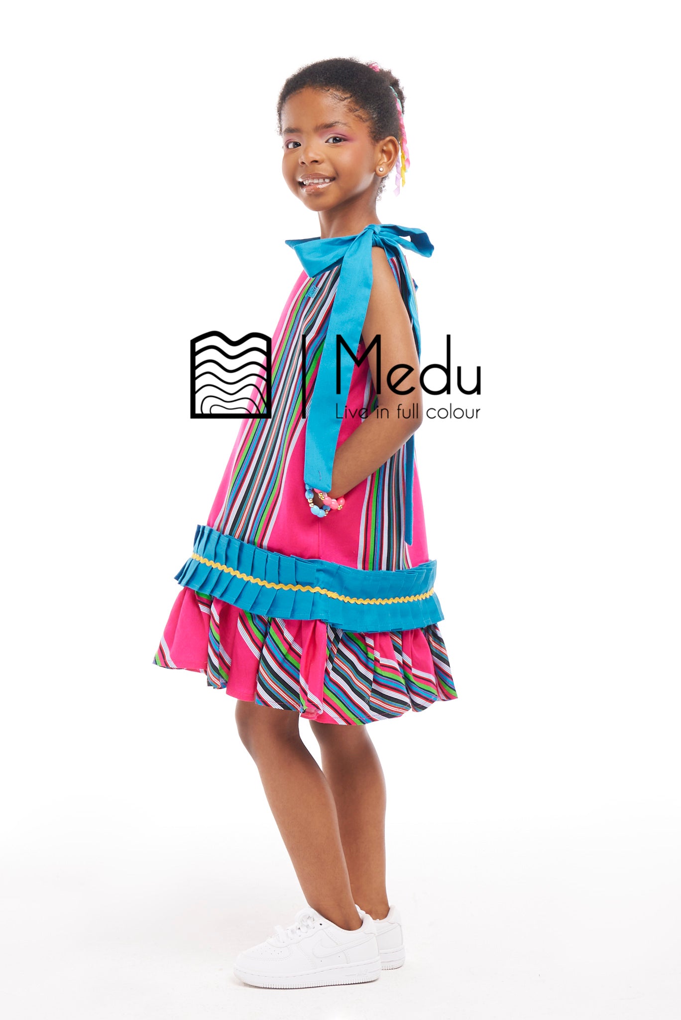 Kiddies Dakalo Yoke Dress Pink