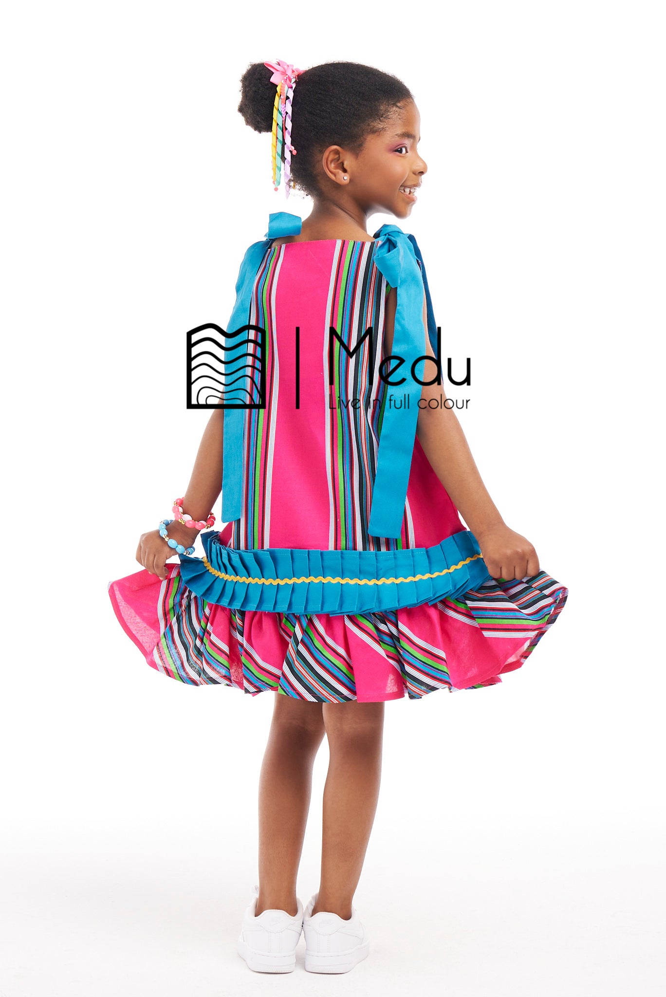 Kiddies Dakalo Yoke Dress Pink