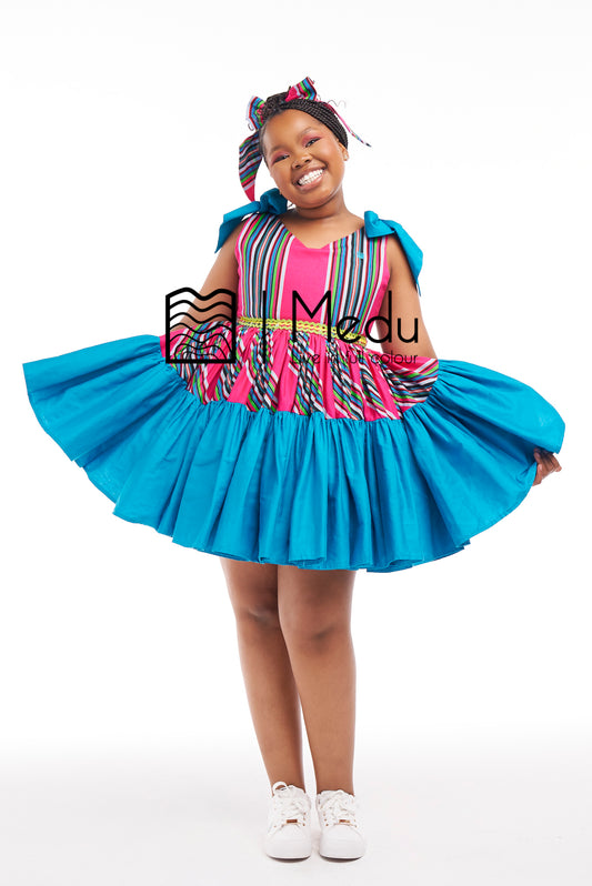 Kiddies Lupfumo Princess Dress Pink