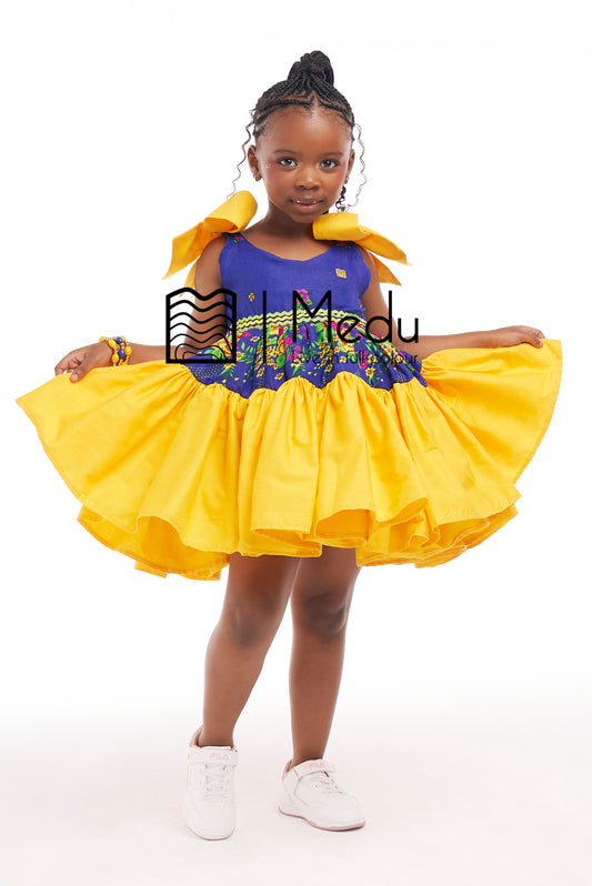Kiddies Rifuwo Princess Dress Royal