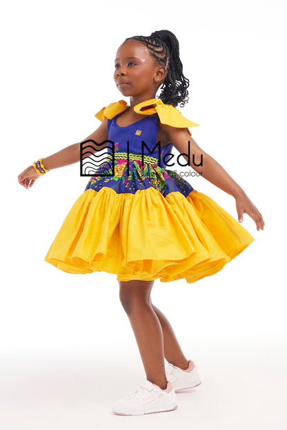 Kiddies Rifuwo Princess Dress Royal