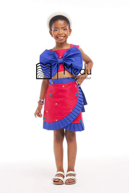 Kiddies Nyeleti Giant Bow Set Pink