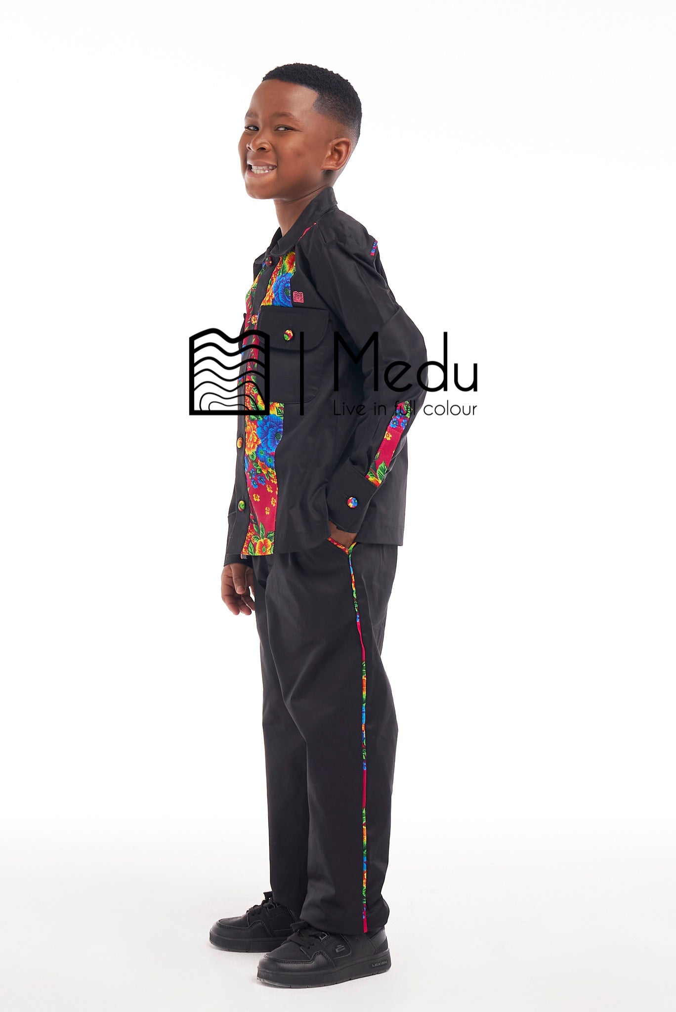 Kiddies Fumani Shirt And Trousers Set Pink