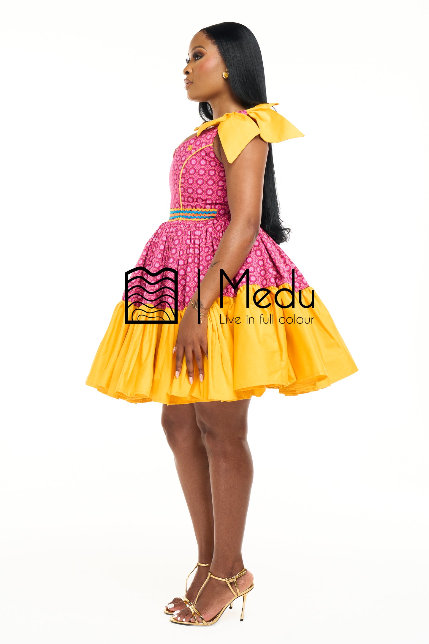 Mmakhumo Princess Dress Medu Pink
