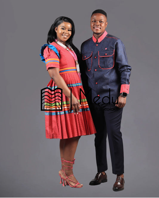 His & Hers: Manoko Pink With Kwena