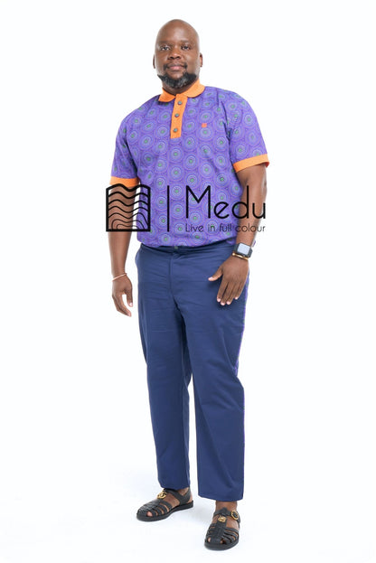 Lesiba Golf Shirt Purple