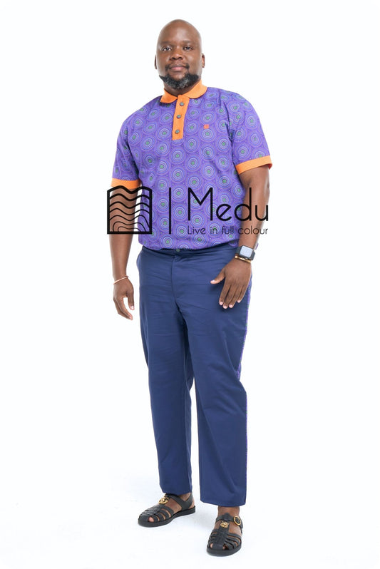 Lesiba Golf Shirt Purple
