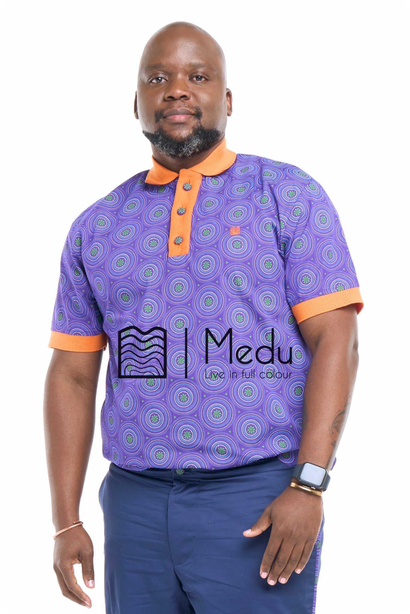 Lesiba Golf Shirt Purple