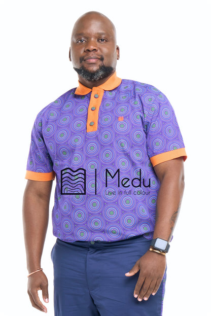 Lesiba Golf Shirt Purple