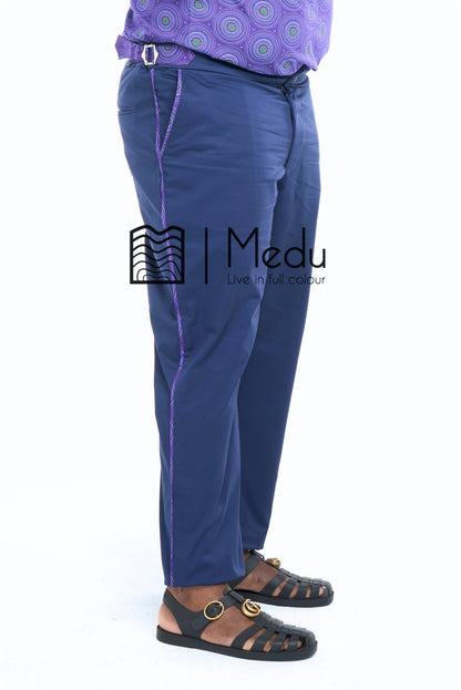 Lesiba Golf Shirt And Trousers Set Purple