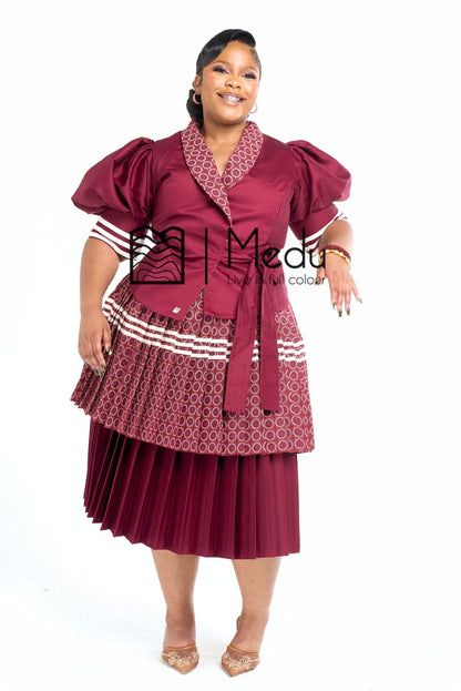 Motheo Luxe Set Maroon