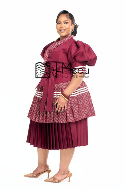 Motheo Luxe Set Maroon
