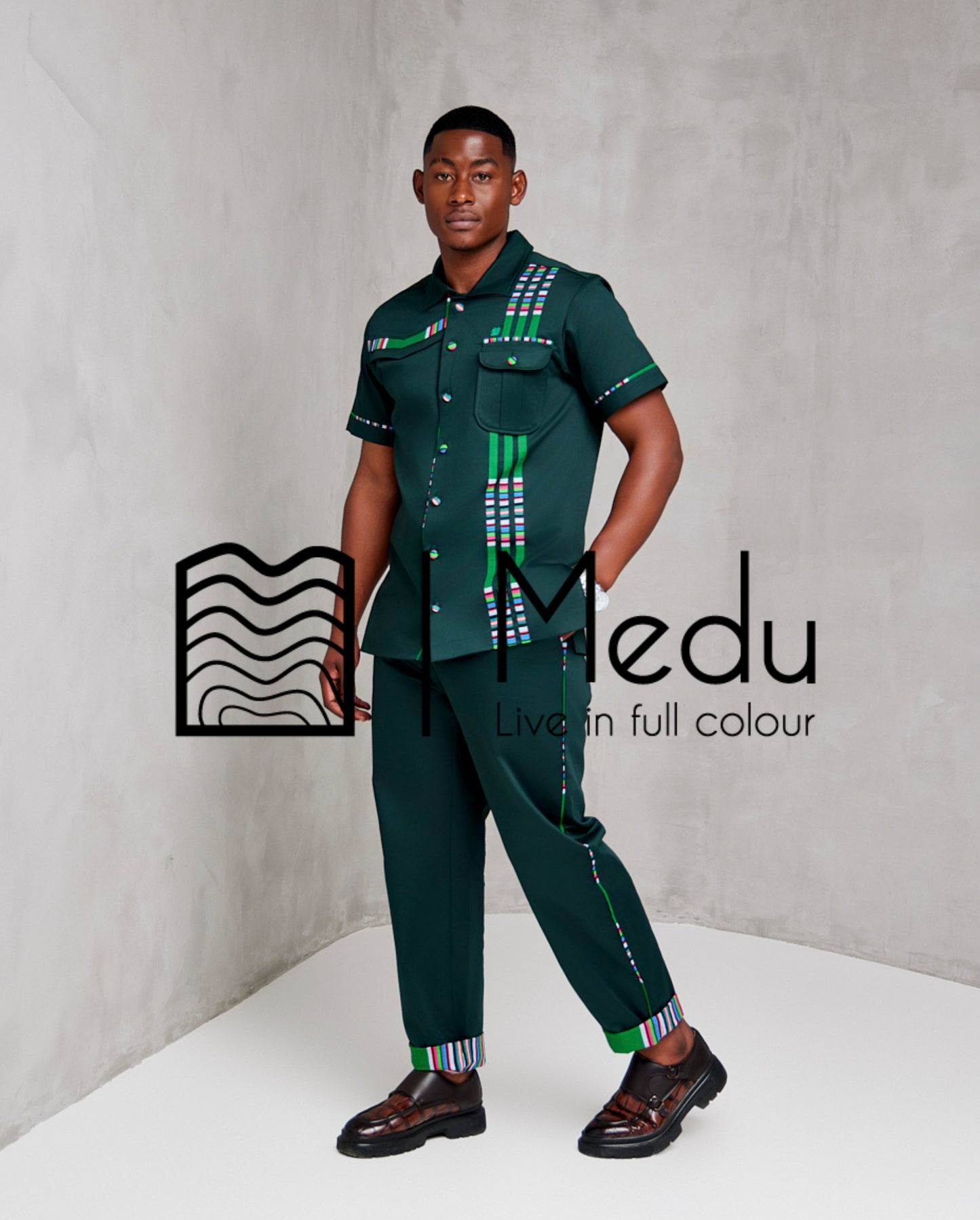 Mashudu Luxe Shirt Green