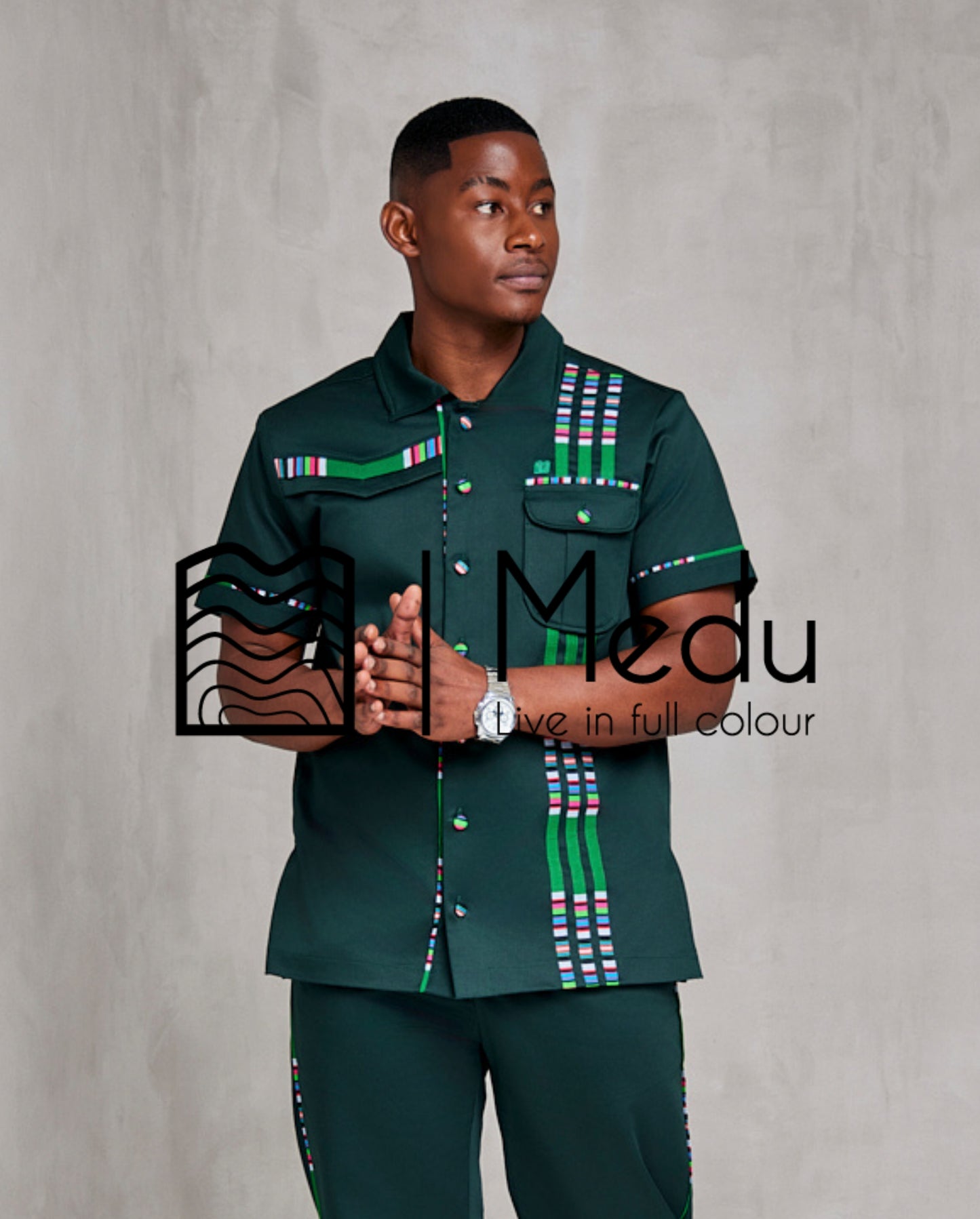 Mashudu Luxe Shirt Green