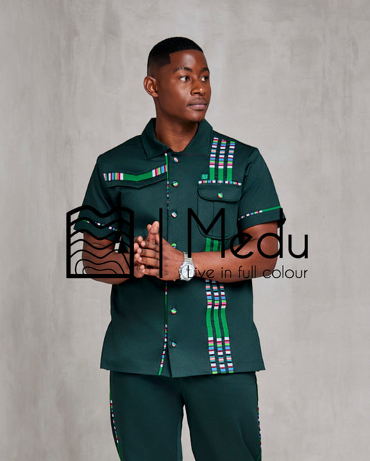 Mashudu Luxe Shirt Green