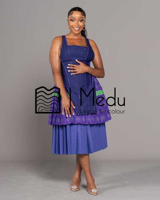 Motheo Bespoke Set in Purple