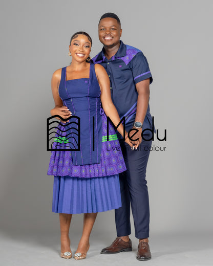 His & Hers: Motheo Bespoke Set Purple