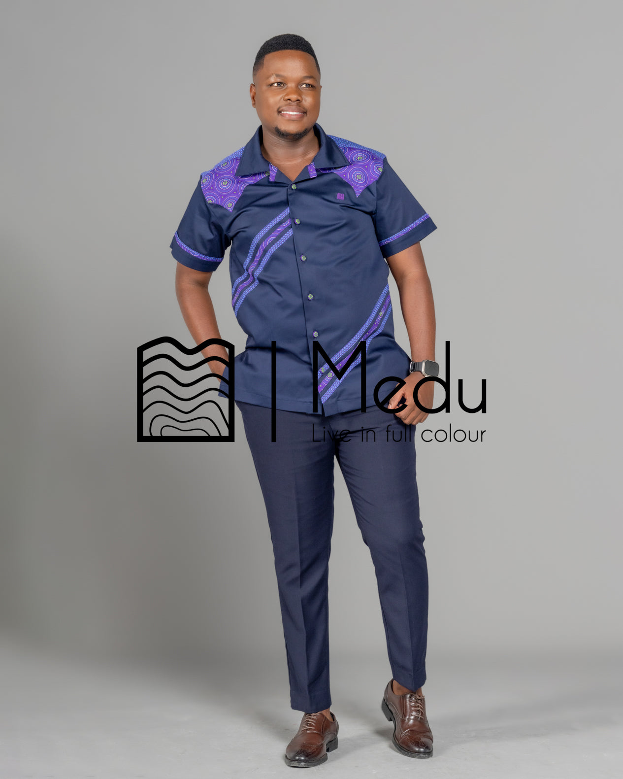 His & Hers: Motheo Bespoke Set Purple