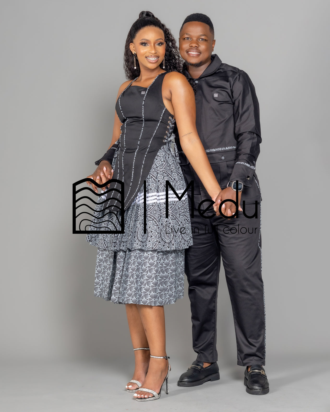 His & Hers: Motheo Bespoke Set in Black