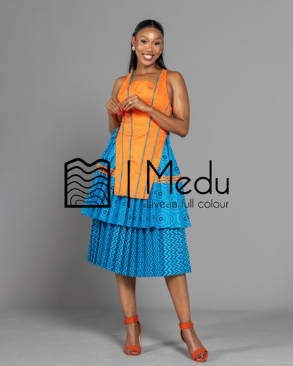 His & Hers: Motheo Bespoke Set Orange