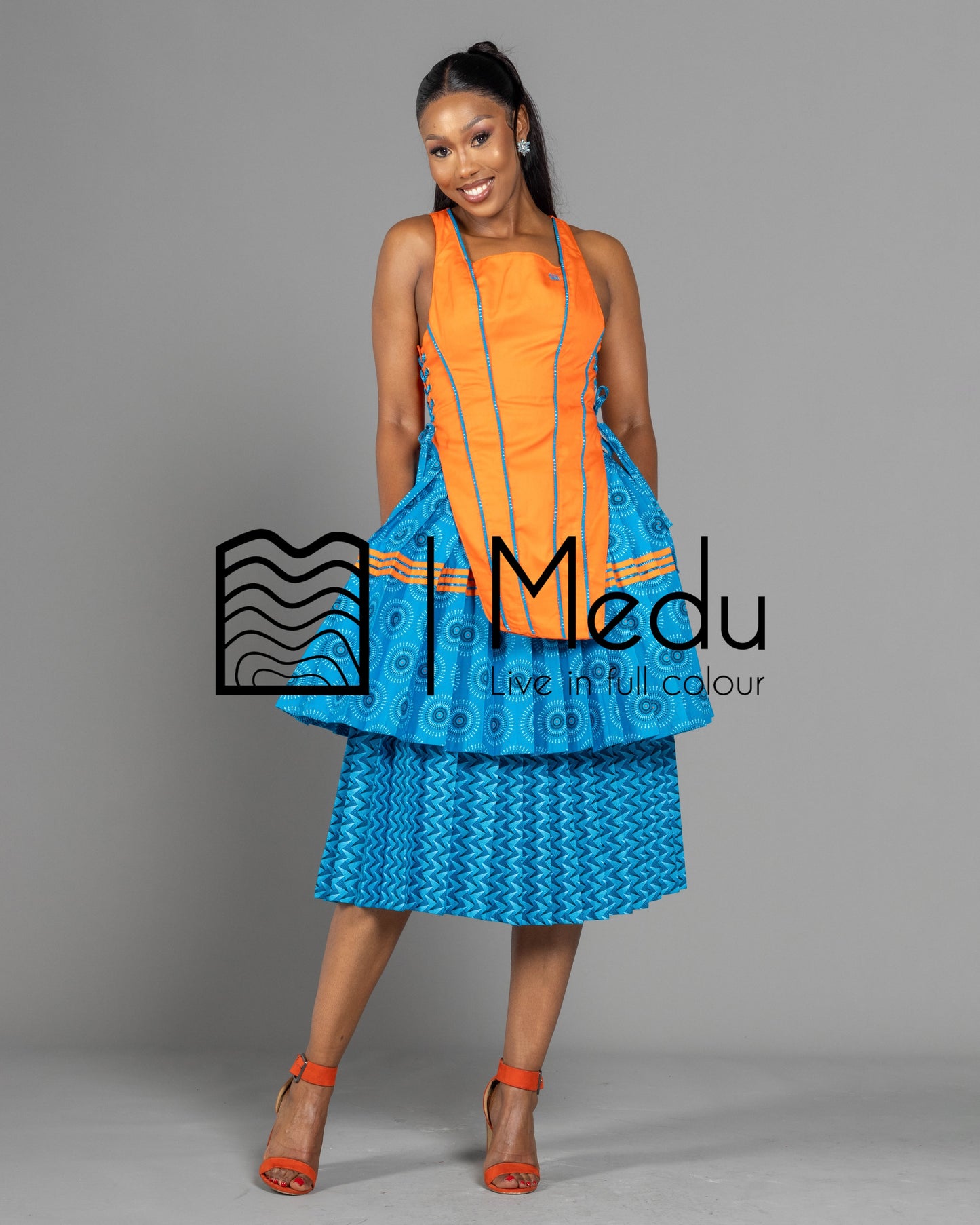 Motheo Bespoke Set Orange