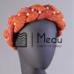 Braided Hairband Orange Luxe