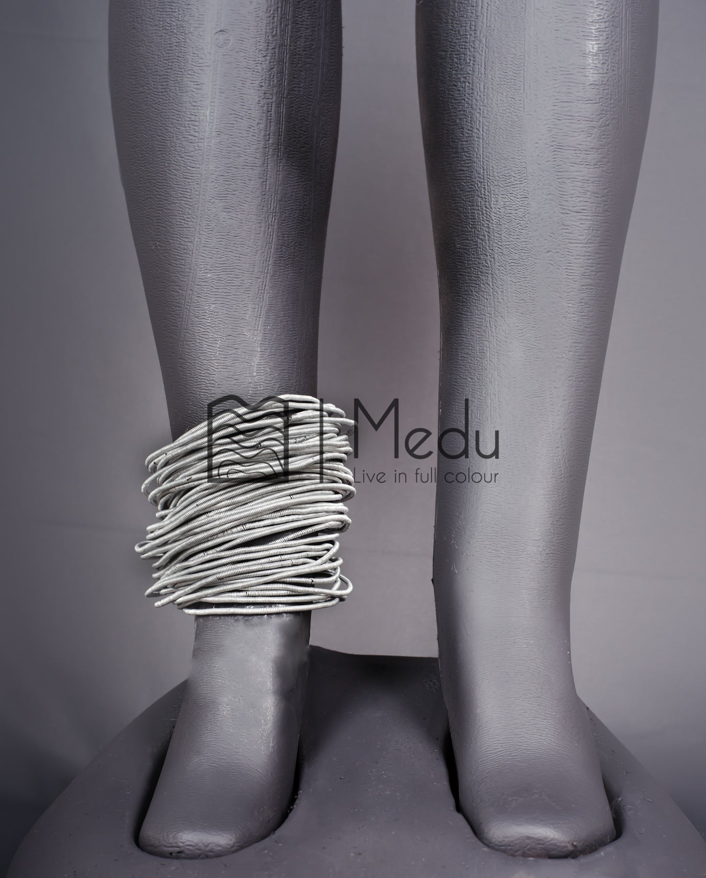 Maseka Anklets in Silver