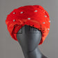 Velvet Headwrap in Orange