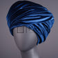 Velvet Headwrap in Navy Blue