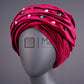 Velvet Headwrap in Maroon