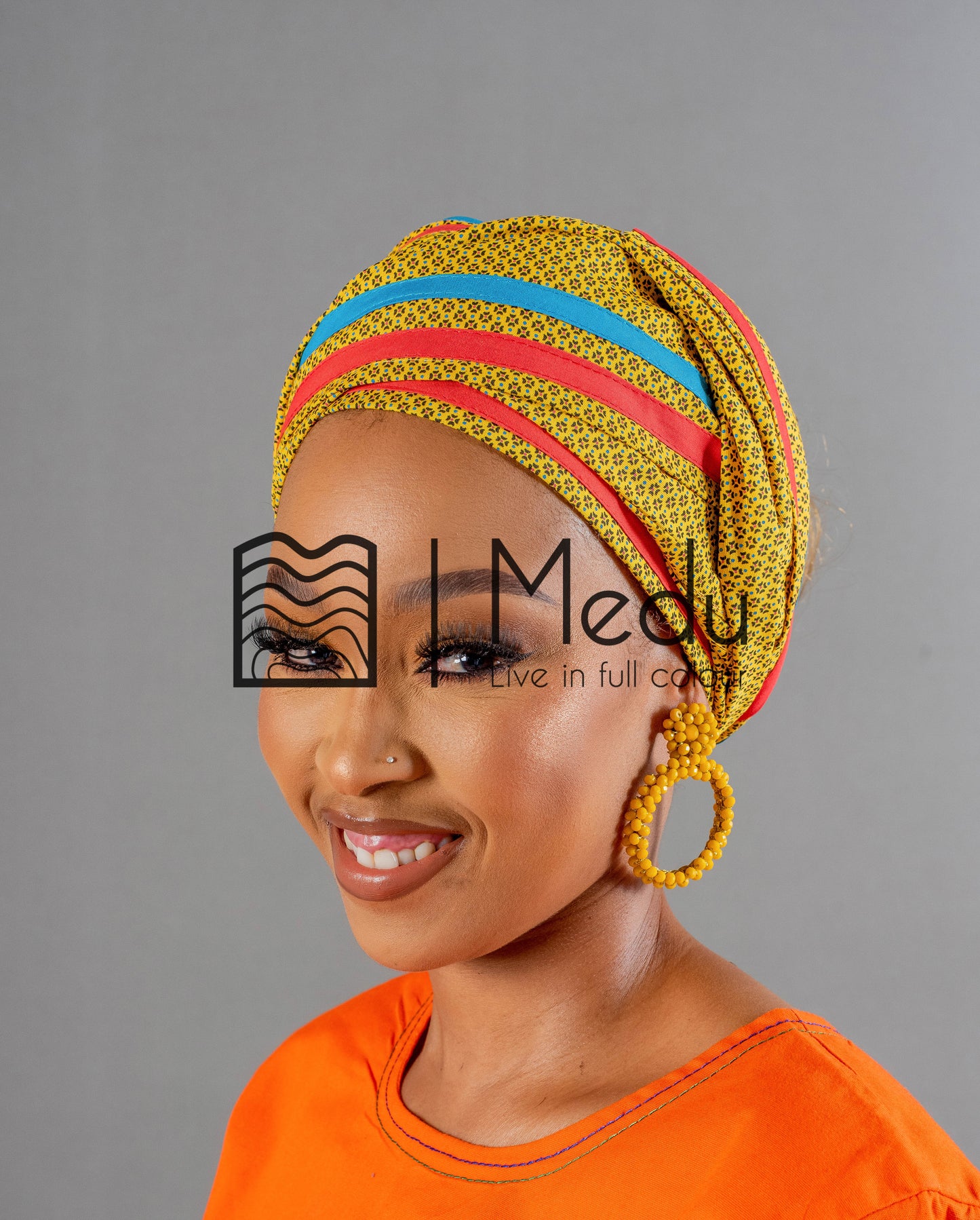 Matching Headwrap in Yellow