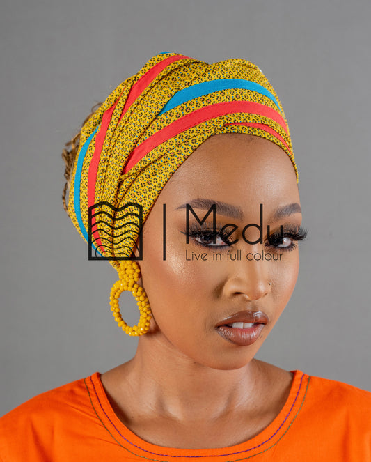 Matching Headwrap in Yellow