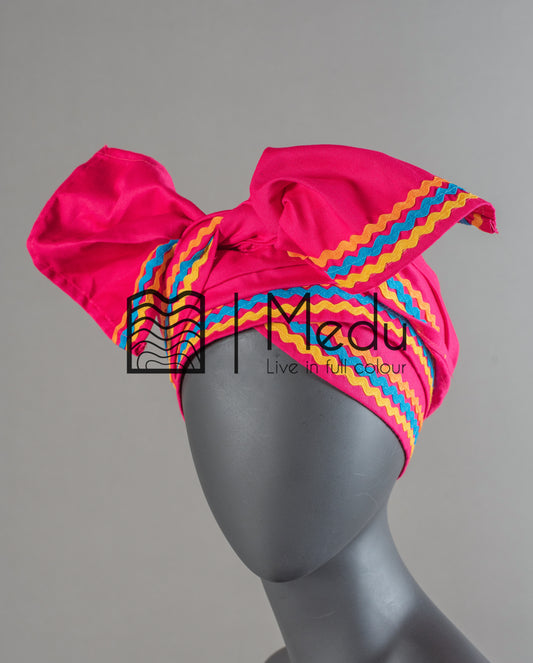 Kiddies Headwrap in Pink