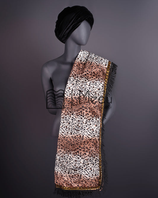 Nkwana Leopard Print Shawl