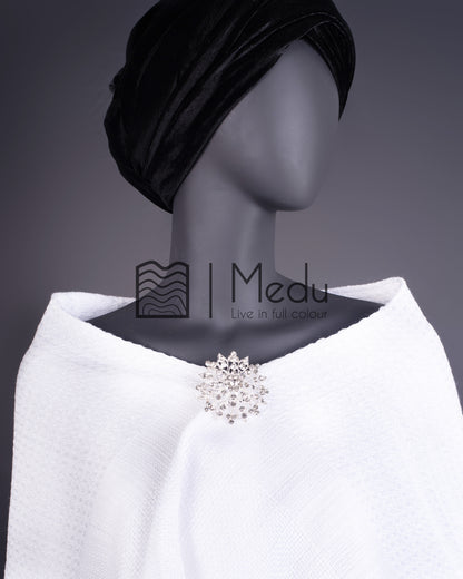 Letobolo Bridal White Shawl