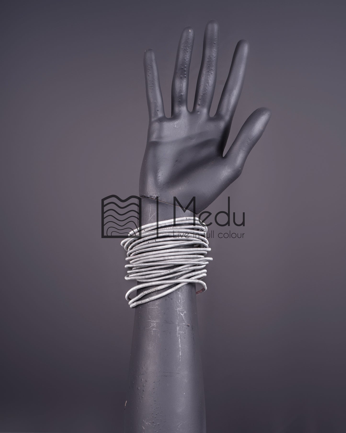 Maseka Bracelets in Silver