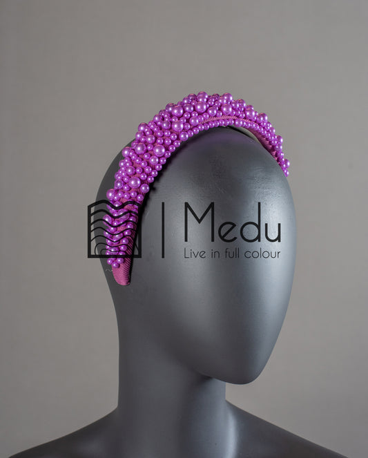 Pearl Headband Lilac