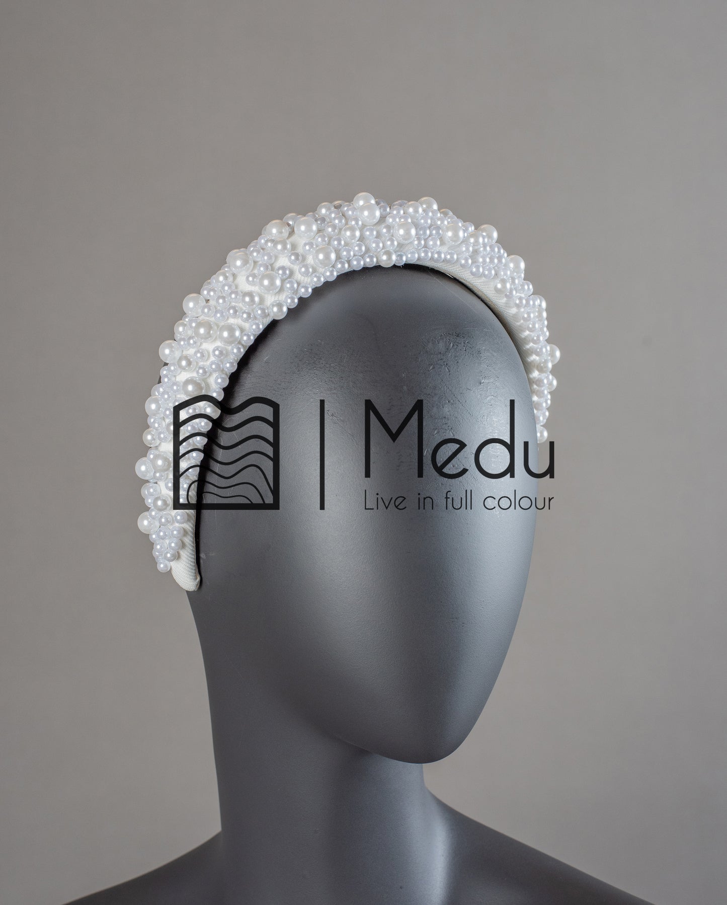 Pearl Headband White