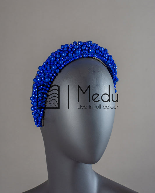 Pearl Headband Navy