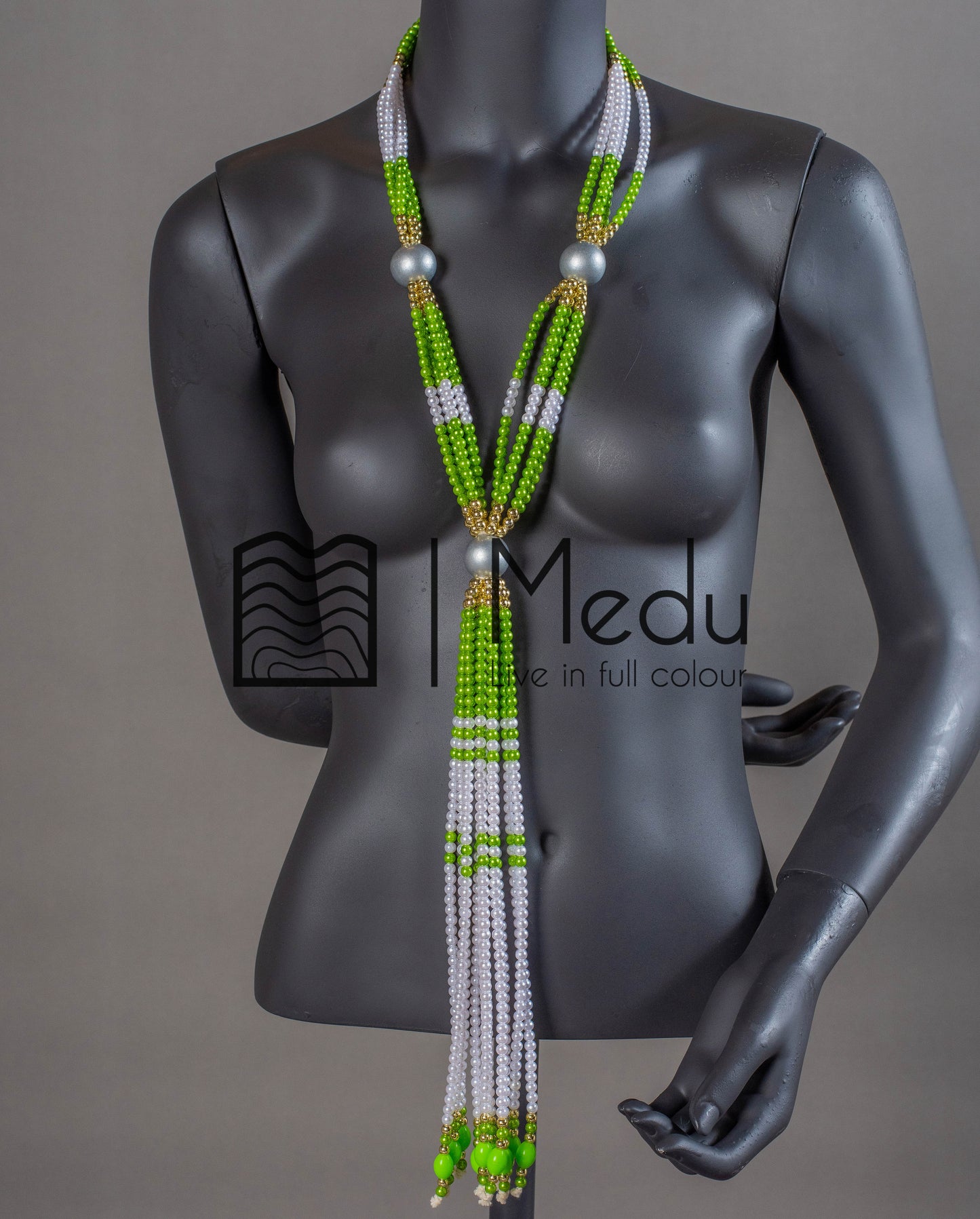 Sepedi Tie Beads Green