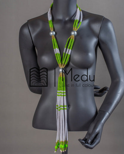 Sepedi Tie Beads Green