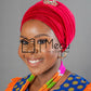 Velvet Headwrap in Red